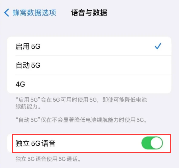 弥渡苹果14维修分享iPhone 14 Pro如何开启VoNR 