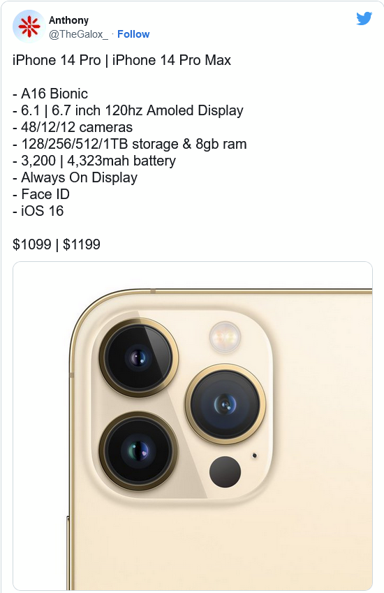 弥渡苹果14维修分享iPhone 14全系涨价 